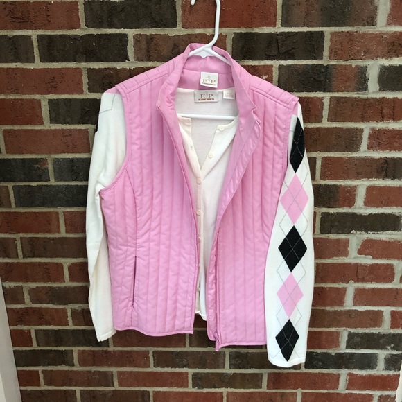 Women’s EP golf sweater & vest - Picture 1 of 3